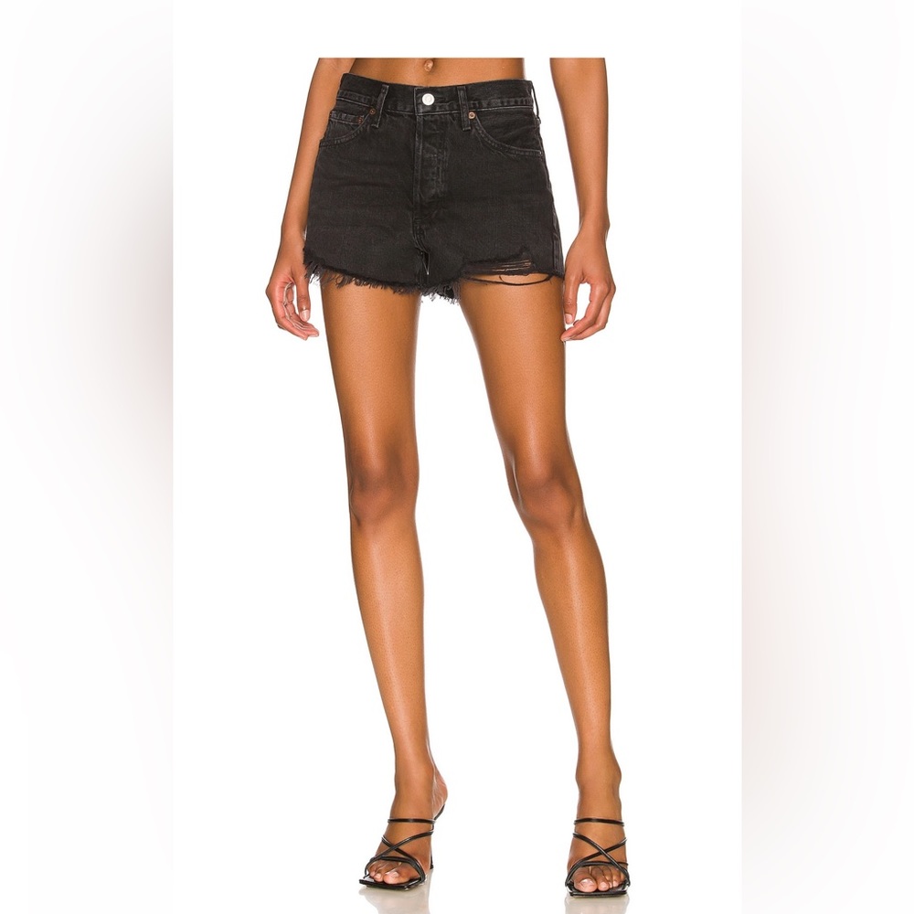AGOLDE Parker denim Black shorts NWOT excellent condition never worn
